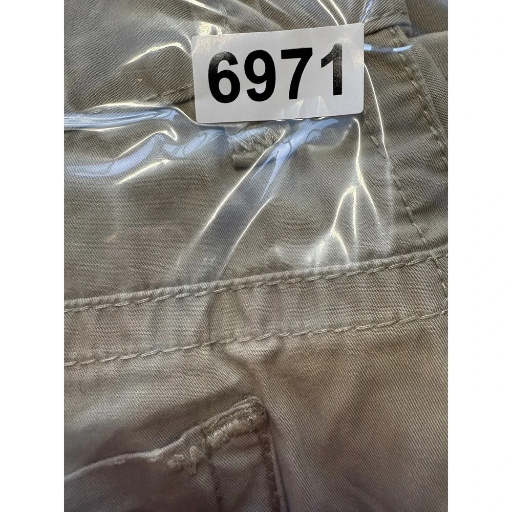 BKE Casuals Tyler Straight Pants Men 36R Khaki Cotton Rugged Workwear Flat Front